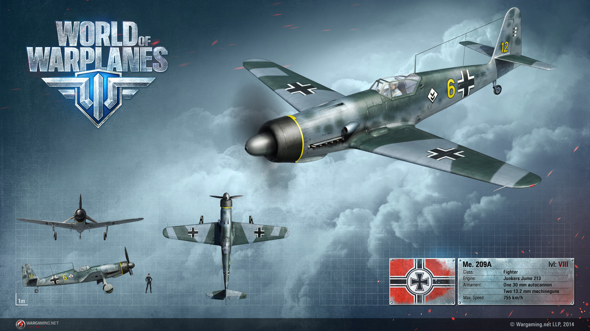 Messerschmitt Me 209 A World of Warplanes